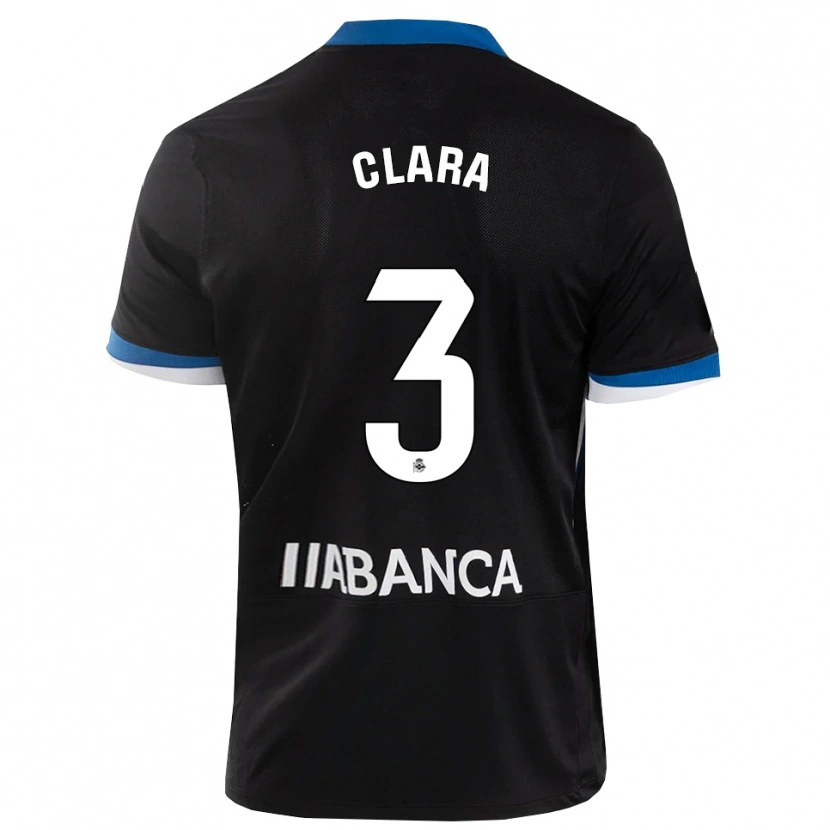 Danxen Heren Clara Rodríguez #3 Zwart Blauw Wit Uitshirt Uittenue 2026/27 T-Shirt België