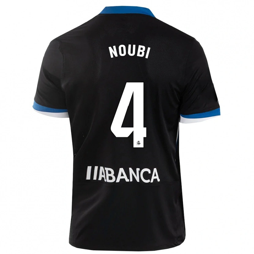 Danxen Heren Lucas Noubi #4 Zwart Blauw Wit Uitshirt Uittenue 2026/27 T-Shirt België