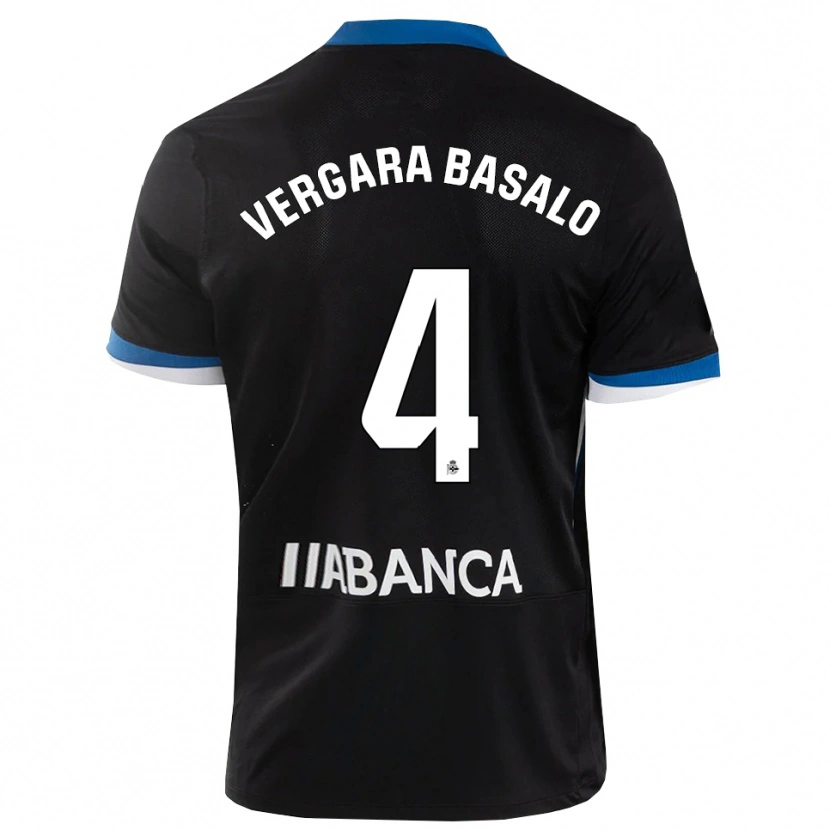 Danxen Heren David Vergara #4 Zwart Blauw Wit Uitshirt Uittenue 2026/27 T-Shirt België