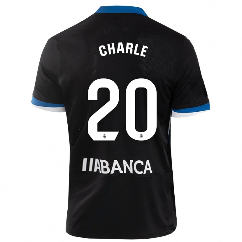 Danxen Heren Marta Charle #20 Zwart Blauw Wit Uitshirt Uittenue 2026/27 T-Shirt België