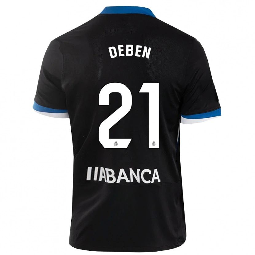 Danxen Heren Sara Debén #21 Zwart Blauw Wit Uitshirt Uittenue 2026/27 T-Shirt België