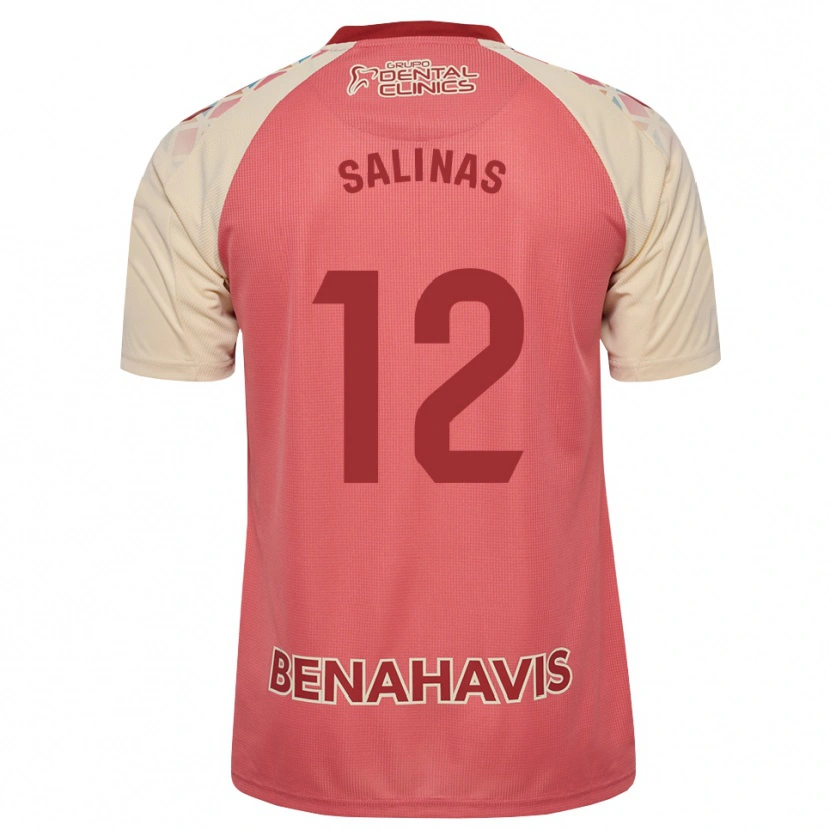 Danxen Heren José Salinas #12 Lichtroze Rood Blauw Uitshirt Uittenue 2026/27 T-Shirt België