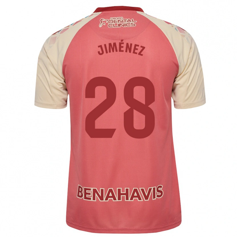 Danxen Heren Alberto Jiménez #28 Lichtroze Rood Blauw Uitshirt Uittenue 2026/27 T-Shirt België