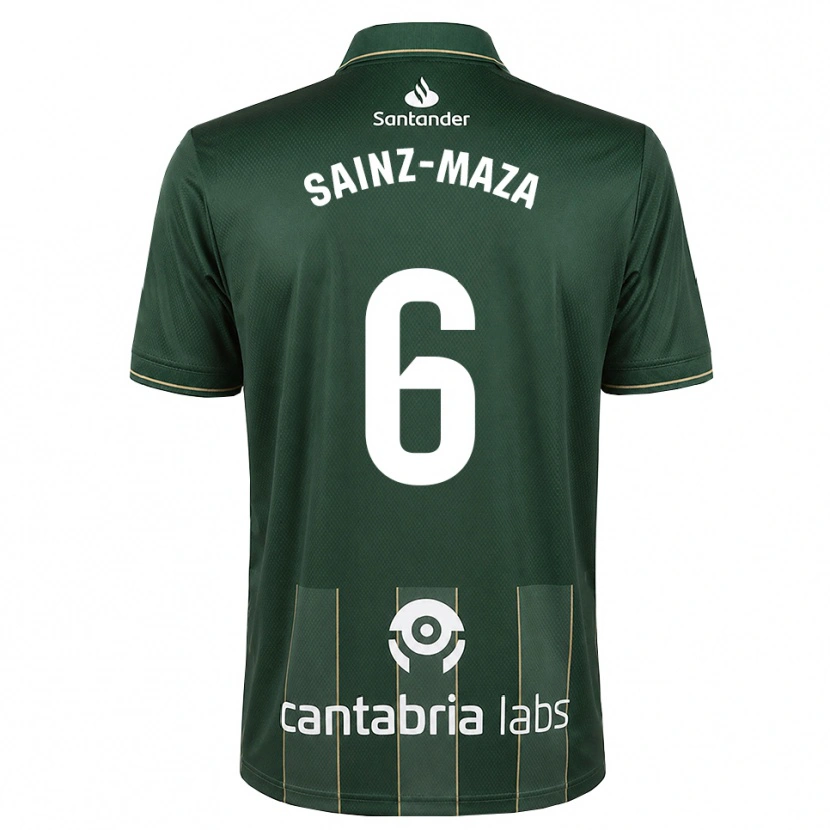 Danxen Heren Íñigo Sainz-Maza #6 Donker Leigrijs Wit Uitshirt Uittenue 2026/27 T-Shirt België