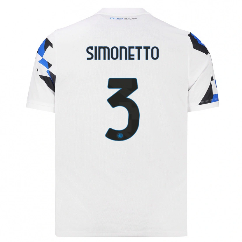 Danxen Heren Federico Simonetto #3 Wit Rood Blauw Uitshirt Uittenue 2026/27 T-Shirt België