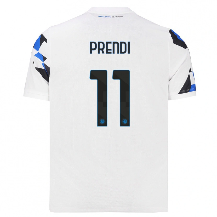 Danxen Heren Samuel Prendi #11 Wit Rood Blauw Uitshirt Uittenue 2026/27 T-Shirt België