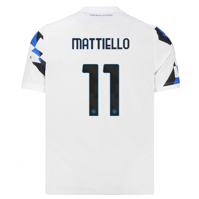 Danxen Heren Federico Mattiello #11 Wit Rood Blauw Uitshirt Uittenue 2026/27 T-Shirt België