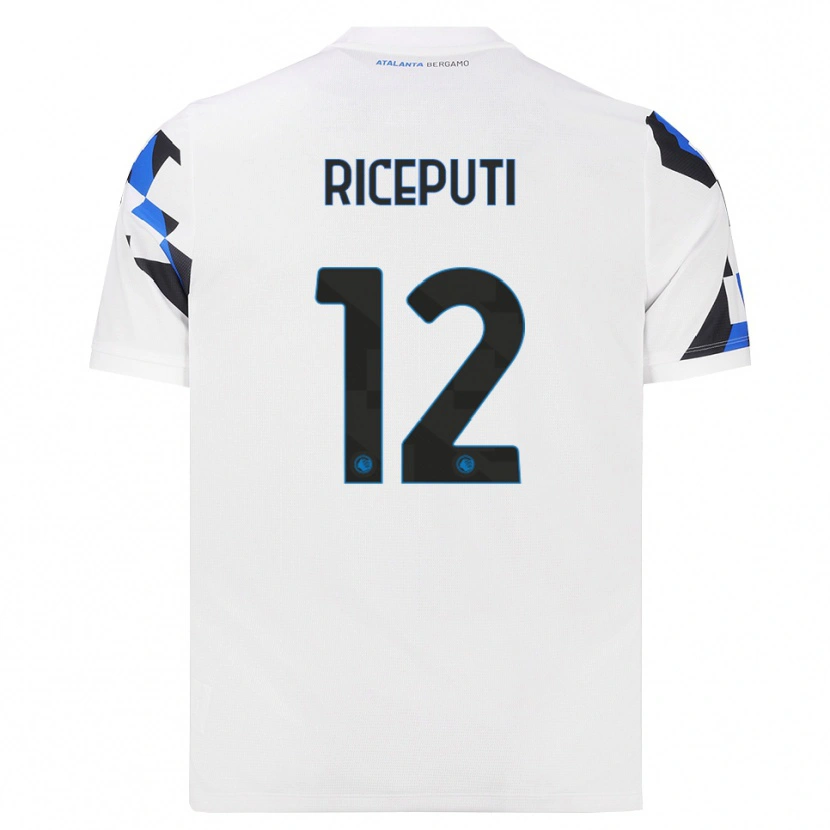 Danxen Heren Davide Riceputi #12 Wit Rood Blauw Uitshirt Uittenue 2026/27 T-Shirt België