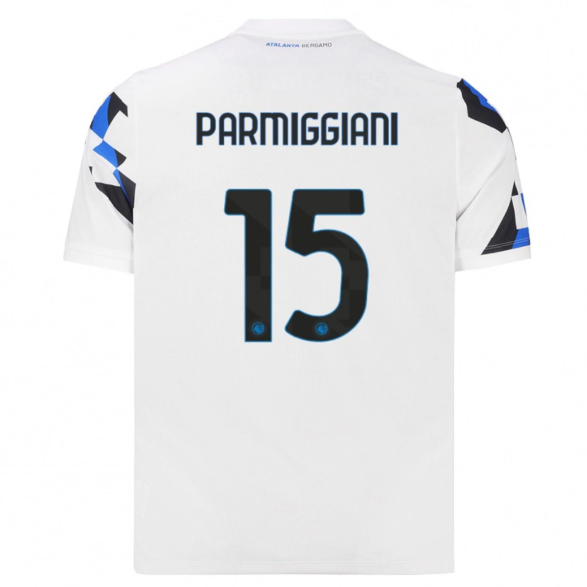 Danxen Heren Pietro Parmiggiani #15 Wit Rood Blauw Uitshirt Uittenue 2026/27 T-Shirt België