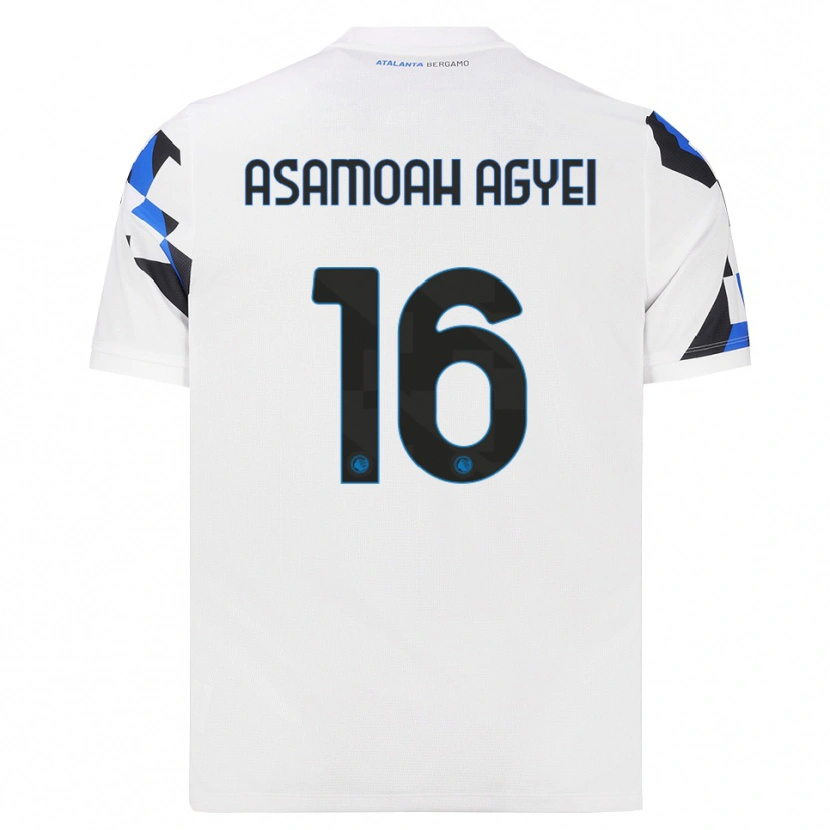 Danxen Heren Yaw Asamoah Agyei #16 Wit Rood Blauw Uitshirt Uittenue 2026/27 T-Shirt België