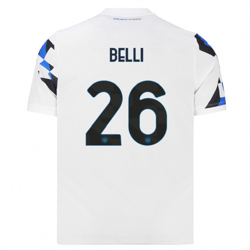 Danxen Heren Manuel Belli #26 Wit Rood Blauw Uitshirt Uittenue 2026/27 T-Shirt België