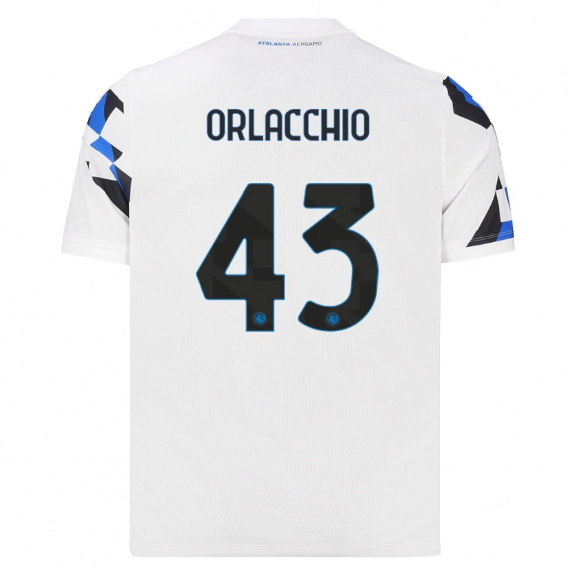 Danxen Heren Angelo Orlacchio #43 Wit Rood Blauw Uitshirt Uittenue 2026/27 T-Shirt België