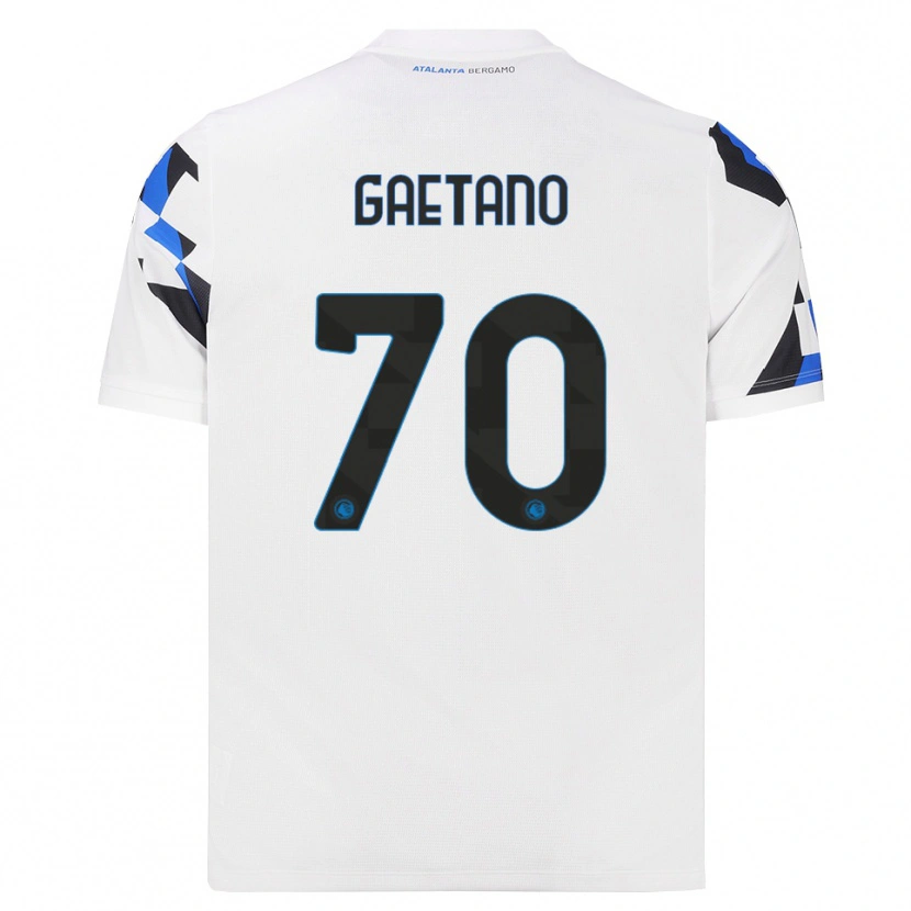 Danxen Heren Gianluca Gaetano #70 Wit Rood Blauw Uitshirt Uittenue 2026/27 T-Shirt België