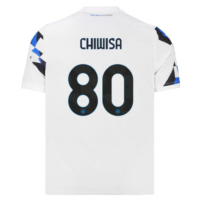Danxen Heren Mannah Chiwisa #80 Wit Rood Blauw Uitshirt Uittenue 2026/27 T-Shirt België