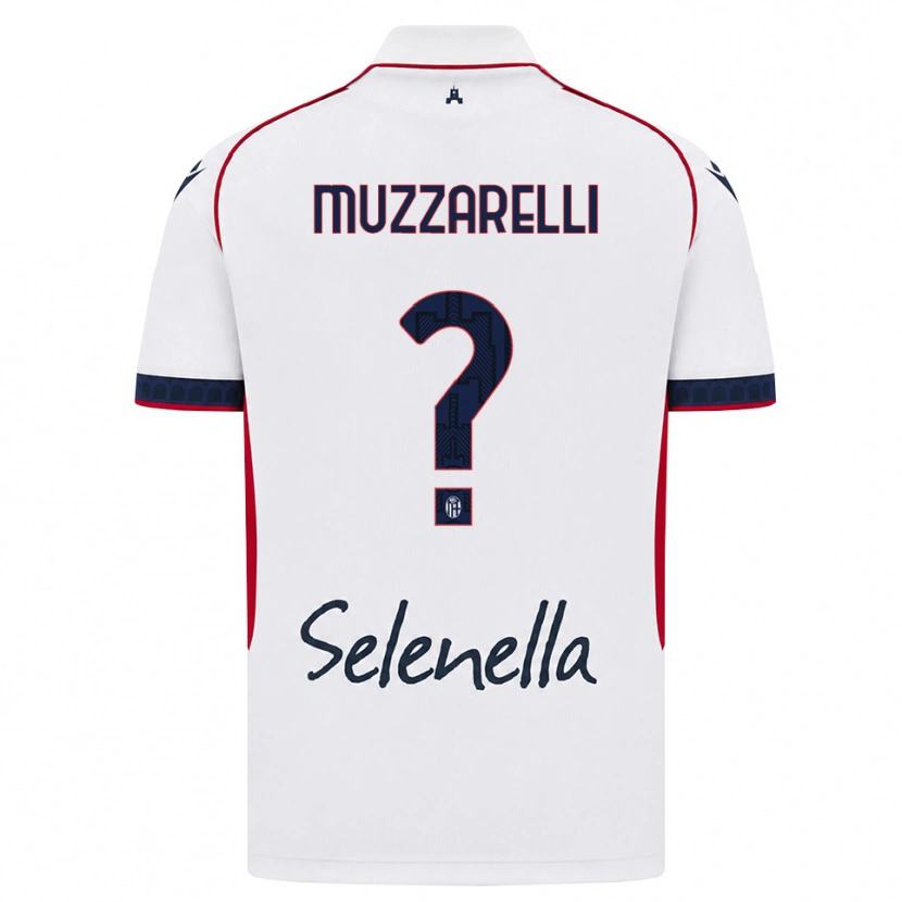 Danxen Heren Lorenzo Muzzarelli #0 Wit Rood Koninklijk Blauw Uitshirt Uittenue 2026/27 T-Shirt België