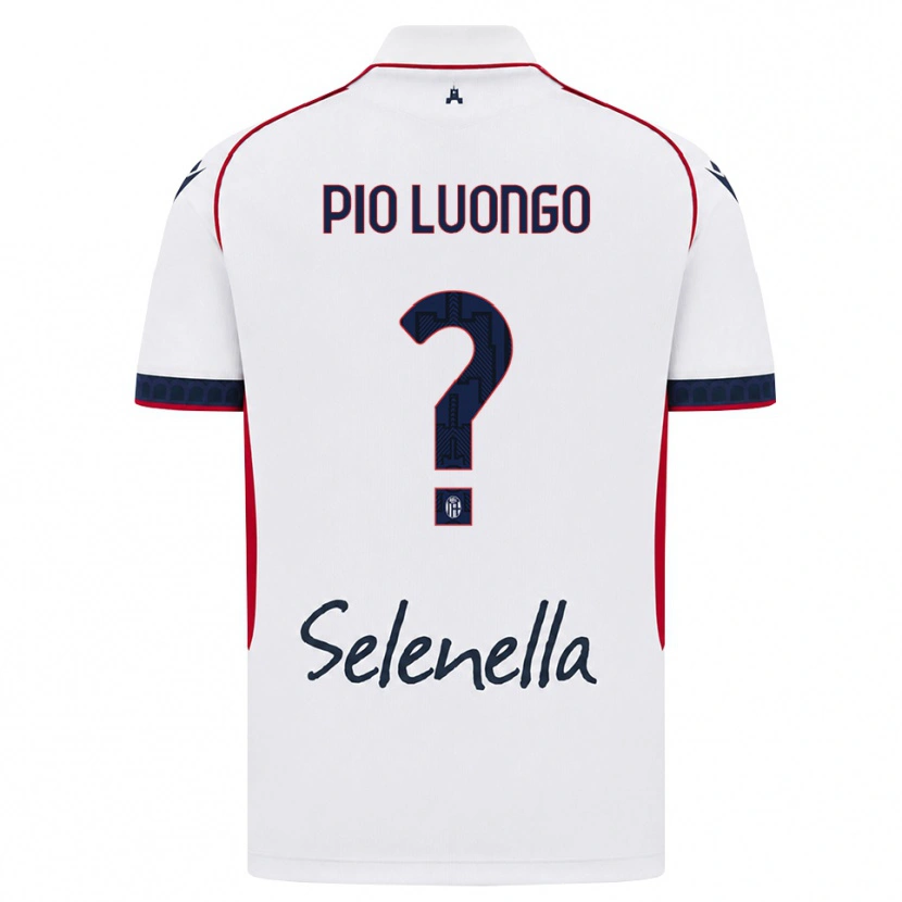 Danxen Heren Francesco Pio Luongo #0 Wit Rood Koninklijk Blauw Uitshirt Uittenue 2026/27 T-Shirt België
