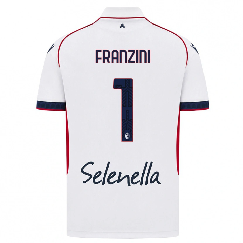 Danxen Heren Davide Franzini #1 Wit Rood Koninklijk Blauw Uitshirt Uittenue 2026/27 T-Shirt België