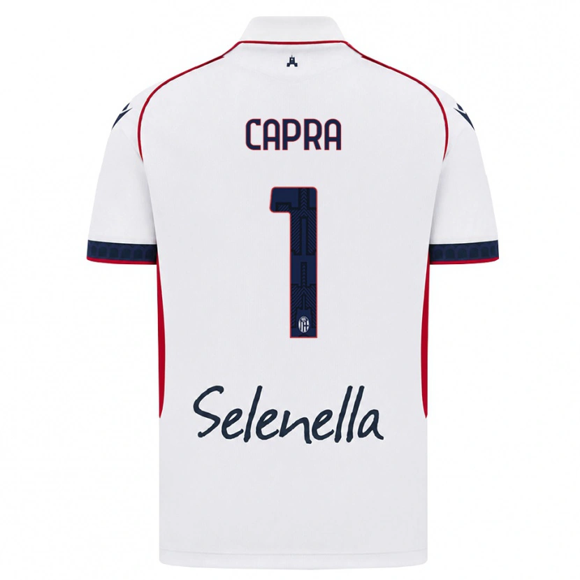 Danxen Heren Daniel Capra #1 Wit Rood Koninklijk Blauw Uitshirt Uittenue 2026/27 T-Shirt België