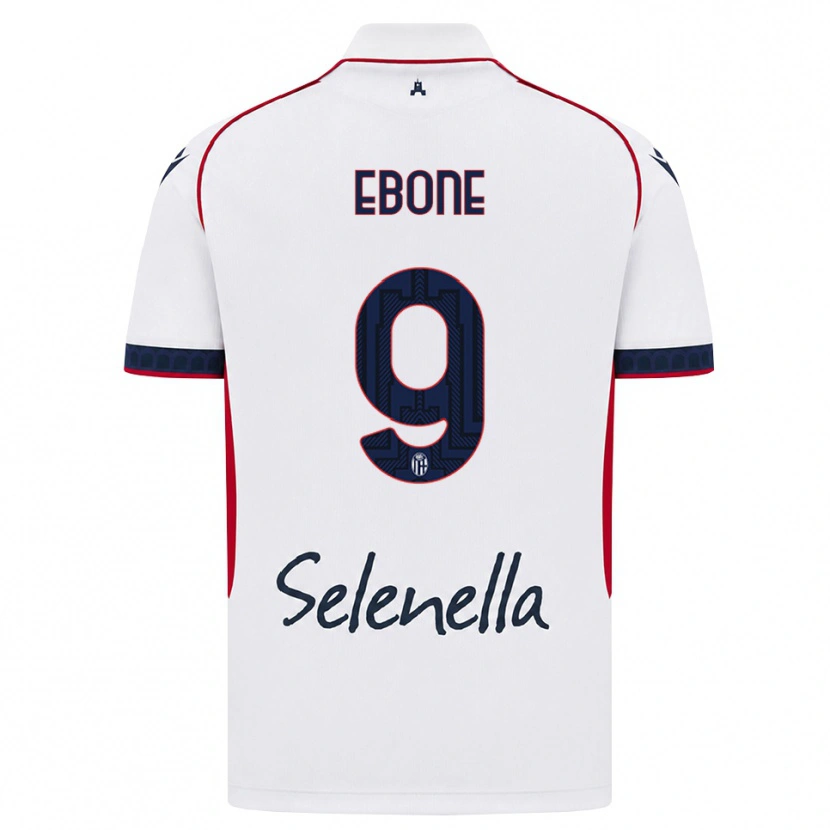 Danxen Heren Tommaso Ebone #9 Wit Rood Koninklijk Blauw Uitshirt Uittenue 2026/27 T-Shirt België