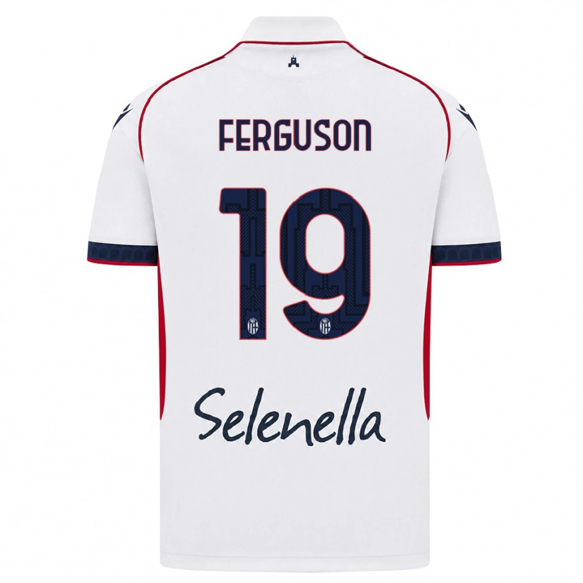 Danxen Heren Lewis Ferguson #19 Wit Rood Koninklijk Blauw Uitshirt Uittenue 2026/27 T-Shirt België