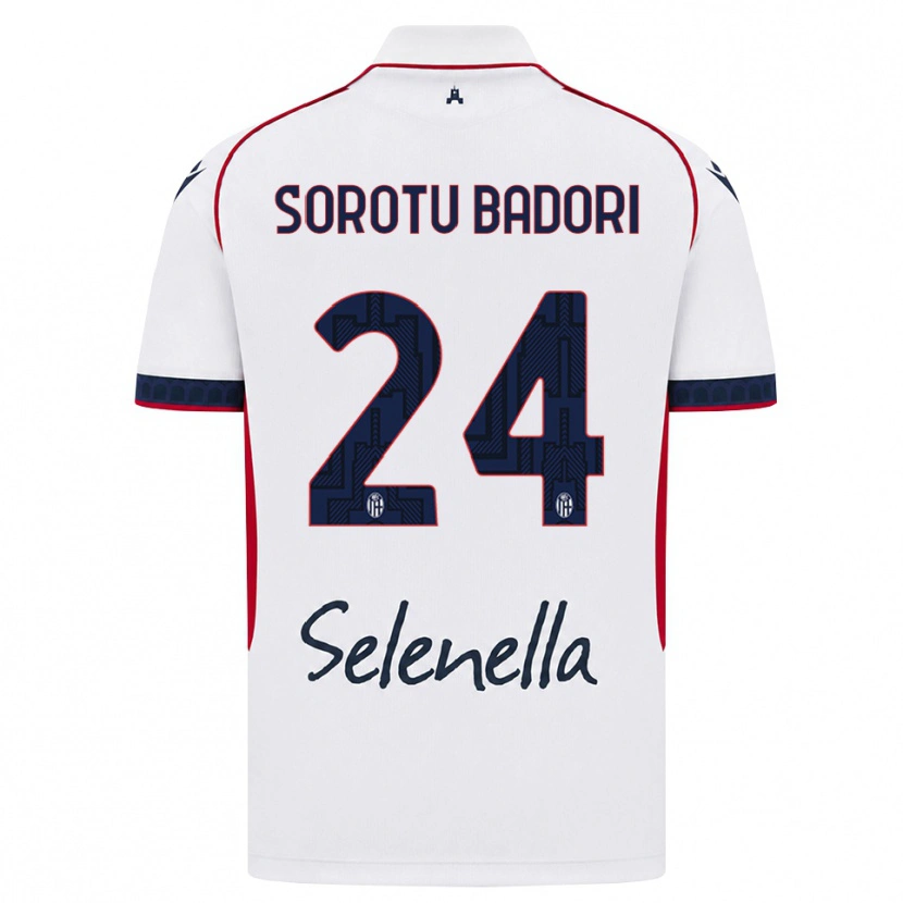 Danxen Heren Kwesi Sorotu Badori #24 Wit Rood Koninklijk Blauw Uitshirt Uittenue 2026/27 T-Shirt België