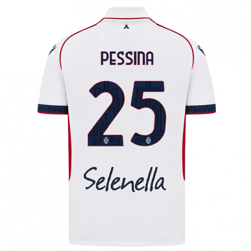 Danxen Heren Massimo Pessina #25 Wit Rood Koninklijk Blauw Uitshirt Uittenue 2026/27 T-Shirt België