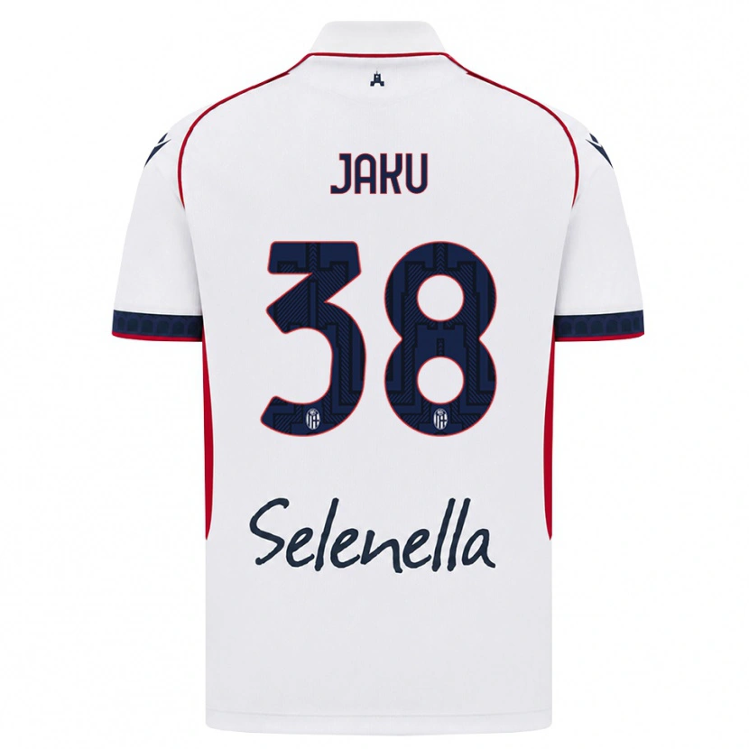 Danxen Heren Jordi Jaku #38 Wit Rood Koninklijk Blauw Uitshirt Uittenue 2026/27 T-Shirt België