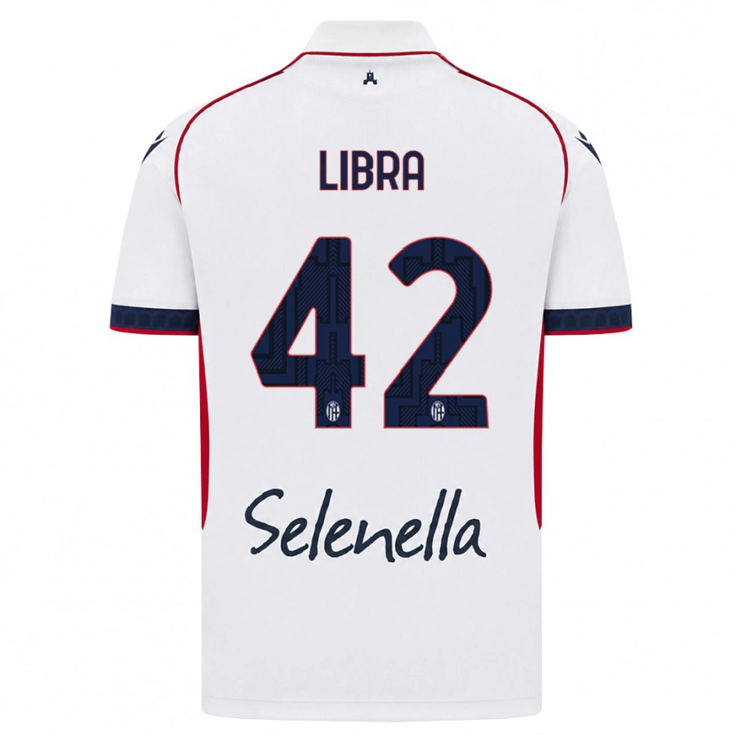 Danxen Heren Marco Libra #42 Wit Rood Koninklijk Blauw Uitshirt Uittenue 2026/27 T-Shirt België