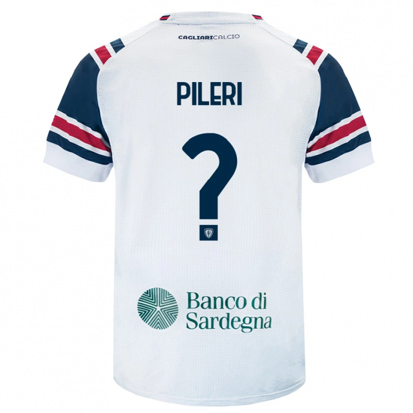 Danxen Heren Matteo Pileri #0 Wit Rood Groen Uitshirt Uittenue 2026/27 T-Shirt België