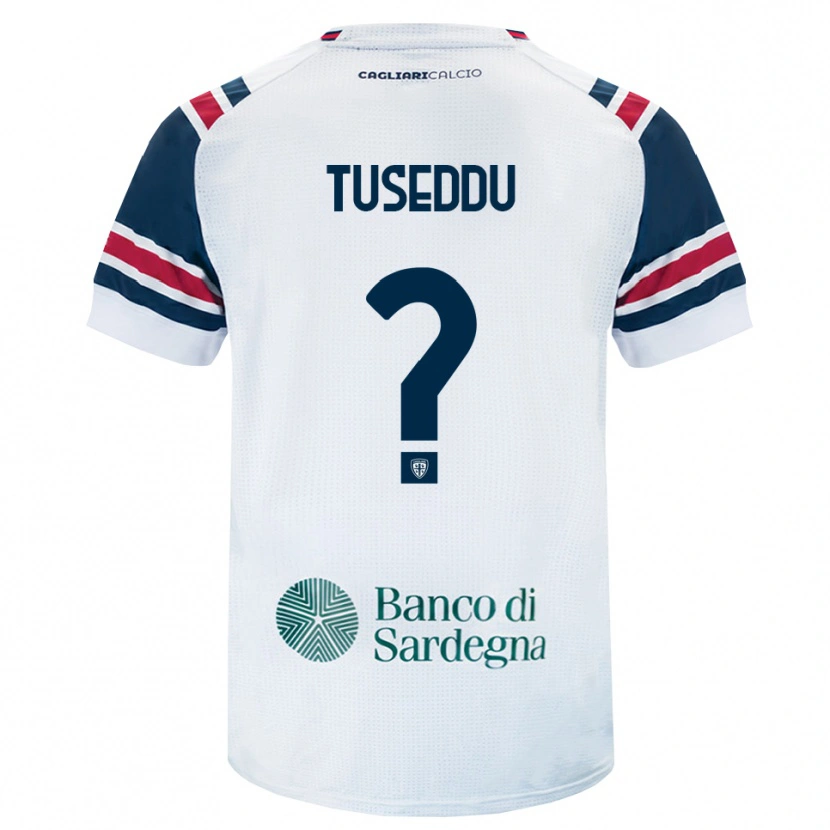 Danxen Heren Alessio Tuseddu #0 Wit Rood Groen Uitshirt Uittenue 2026/27 T-Shirt België