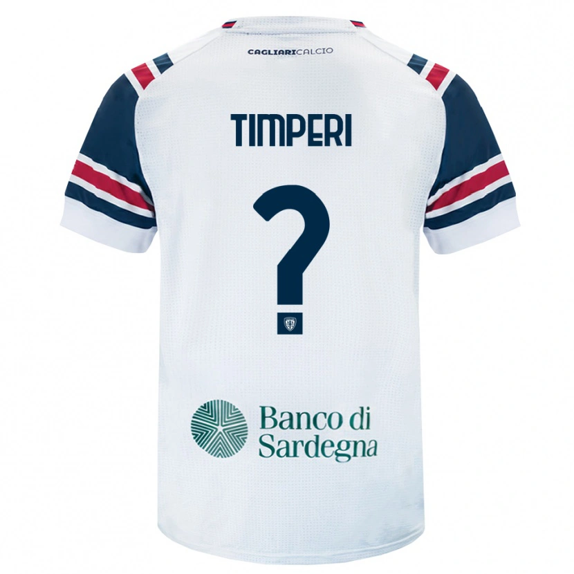 Danxen Heren Giordano Timperi #0 Wit Rood Groen Uitshirt Uittenue 2026/27 T-Shirt België