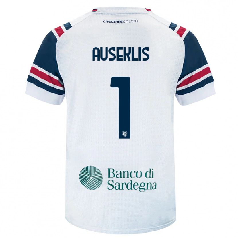 Danxen Heren Henrijs Auseklis #1 Wit Rood Groen Uitshirt Uittenue 2026/27 T-Shirt België