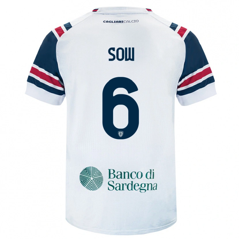 Danxen Heren Mouhamed Sow #6 Wit Rood Groen Uitshirt Uittenue 2026/27 T-Shirt België
