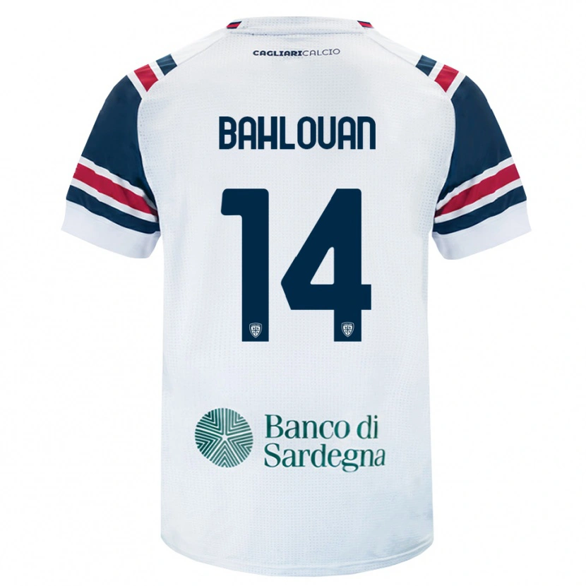 Danxen Heren Amine Bahlouan #14 Wit Rood Groen Uitshirt Uittenue 2026/27 T-Shirt België