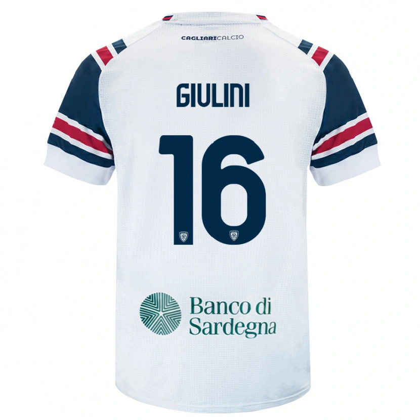 Danxen Heren Carlo Giulini #16 Wit Rood Groen Uitshirt Uittenue 2026/27 T-Shirt België