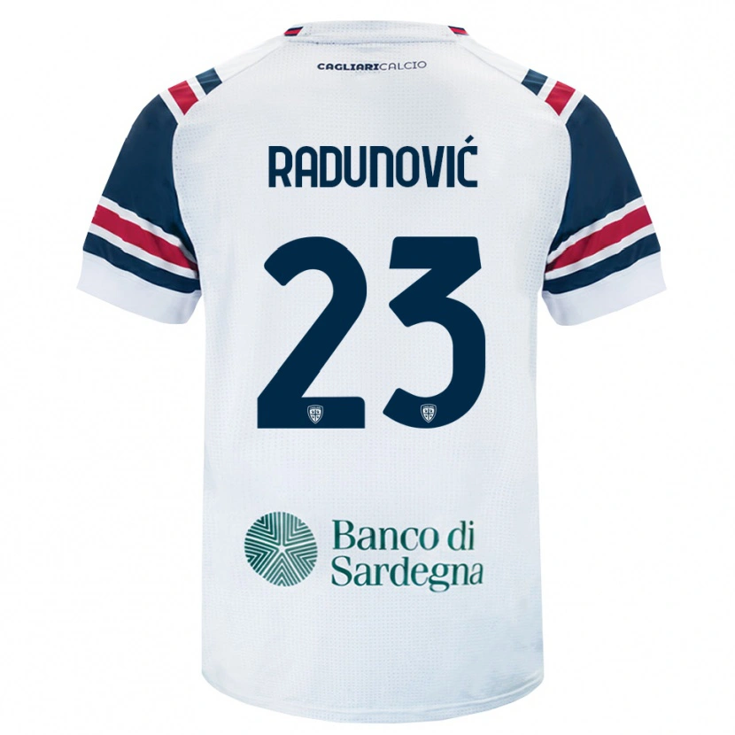 Danxen Heren Boris Radunović #23 Wit Rood Groen Uitshirt Uittenue 2026/27 T-Shirt België