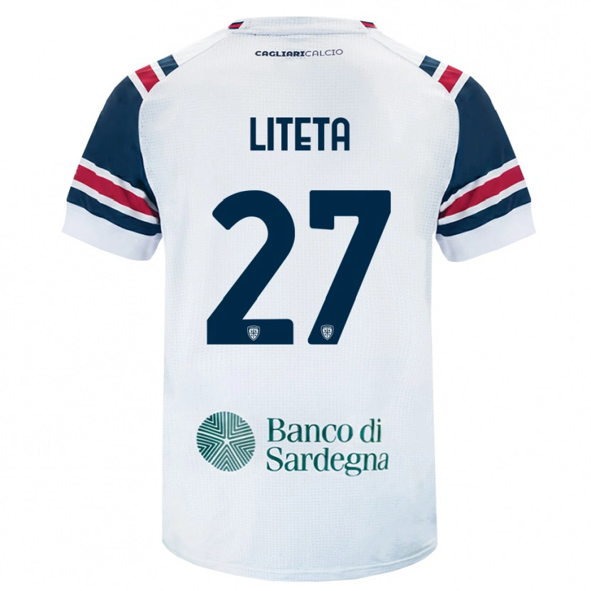 Danxen Heren Joseph Liteta #27 Wit Rood Groen Uitshirt Uittenue 2026/27 T-Shirt België