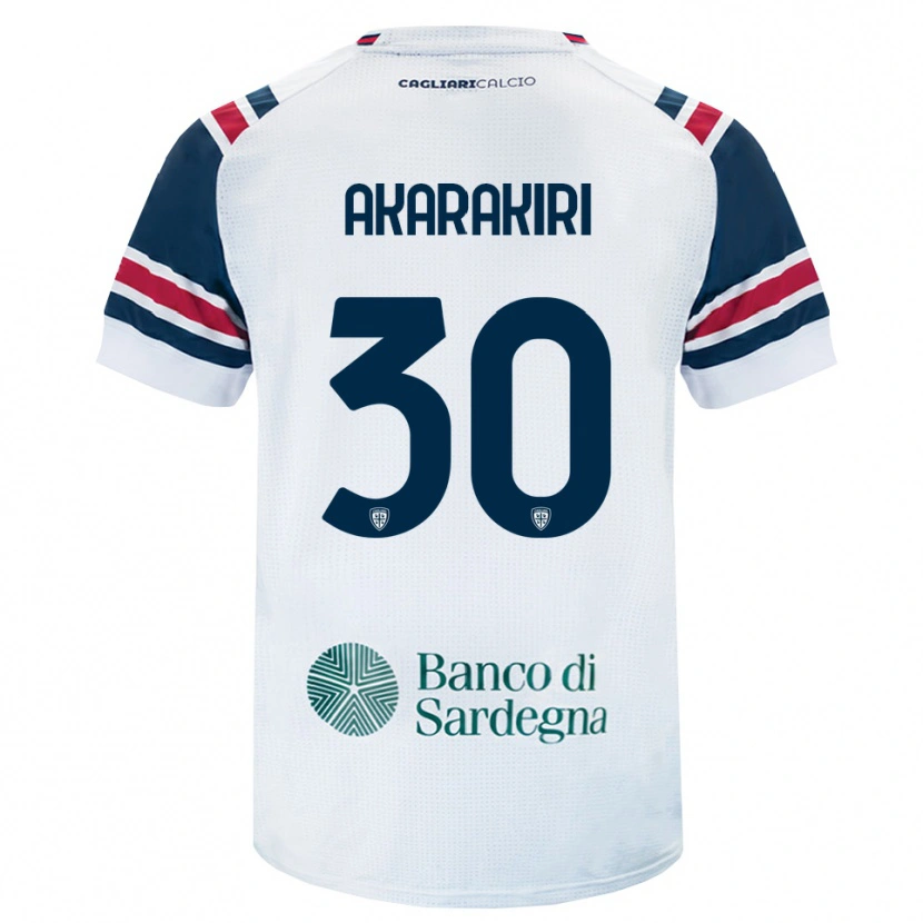 Danxen Heren Demi Akarakiri #30 Wit Rood Groen Uitshirt Uittenue 2026/27 T-Shirt België