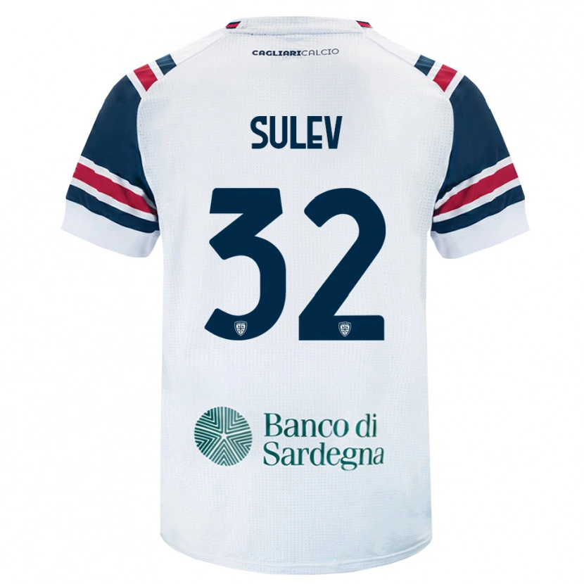 Danxen Heren Ivan Sulev #32 Wit Rood Groen Uitshirt Uittenue 2026/27 T-Shirt België