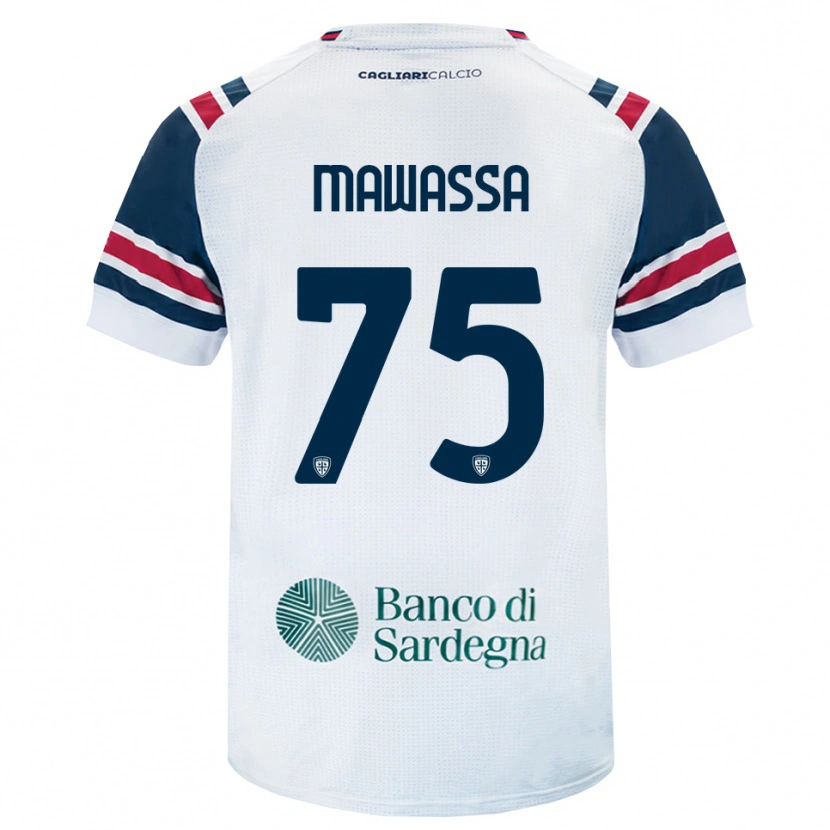 Danxen Heren Enoch Mawassa #75 Wit Rood Groen Uitshirt Uittenue 2026/27 T-Shirt België