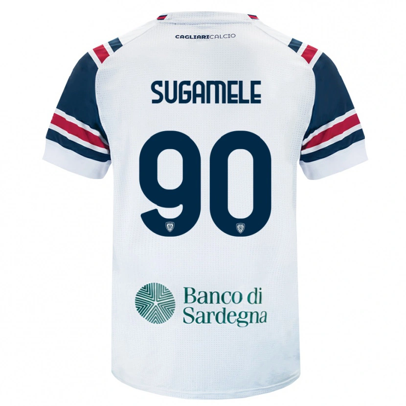 Danxen Heren Alessandro Sugamele #90 Wit Rood Groen Uitshirt Uittenue 2026/27 T-Shirt België