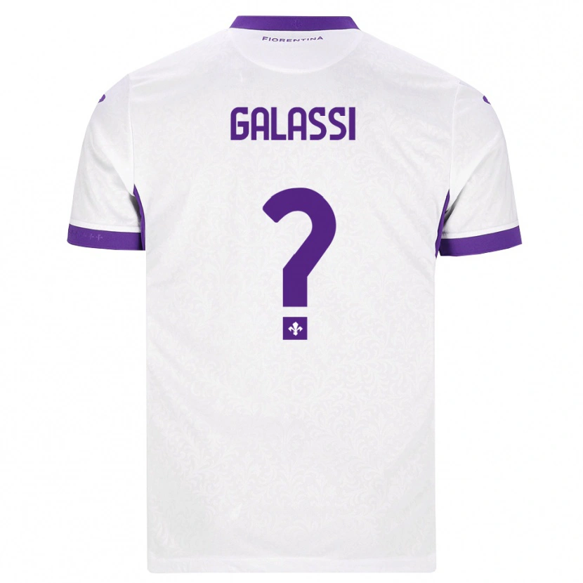 Danxen Heren Andrea Galassi #0 Wit Paars Uitshirt Uittenue 2026/27 T-Shirt België