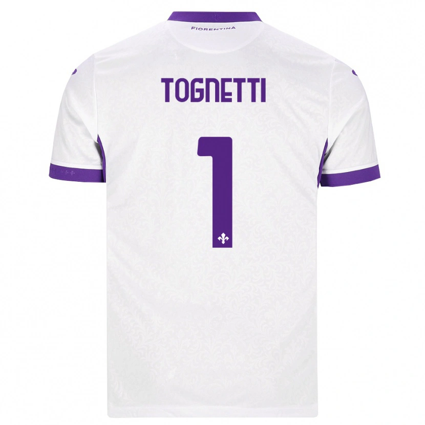 Danxen Heren Laerte Tognetti #1 Wit Paars Uitshirt Uittenue 2026/27 T-Shirt België