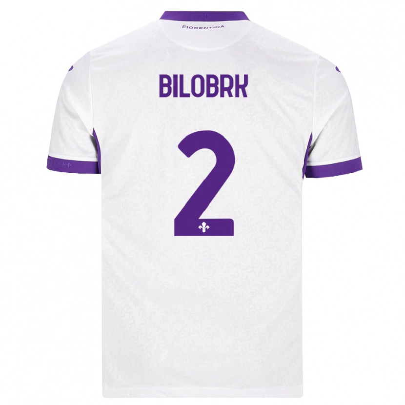 Danxen Heren Ante Bilobrk #2 Wit Paars Uitshirt Uittenue 2026/27 T-Shirt België