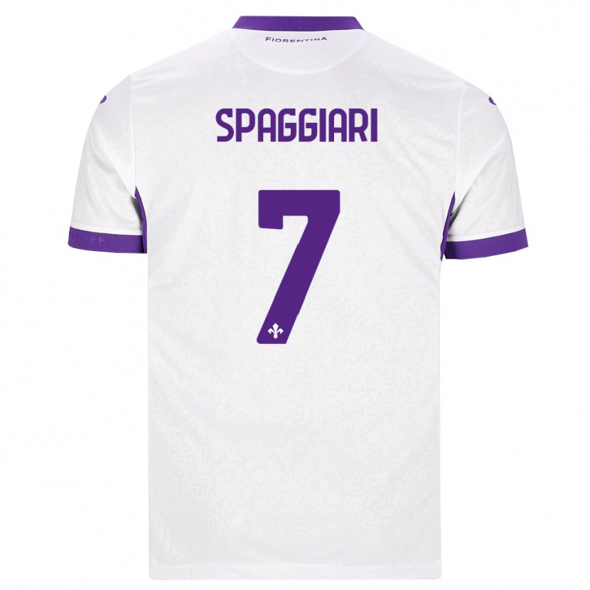 Danxen Heren Riccardo Spaggiari #7 Wit Paars Uitshirt Uittenue 2026/27 T-Shirt België