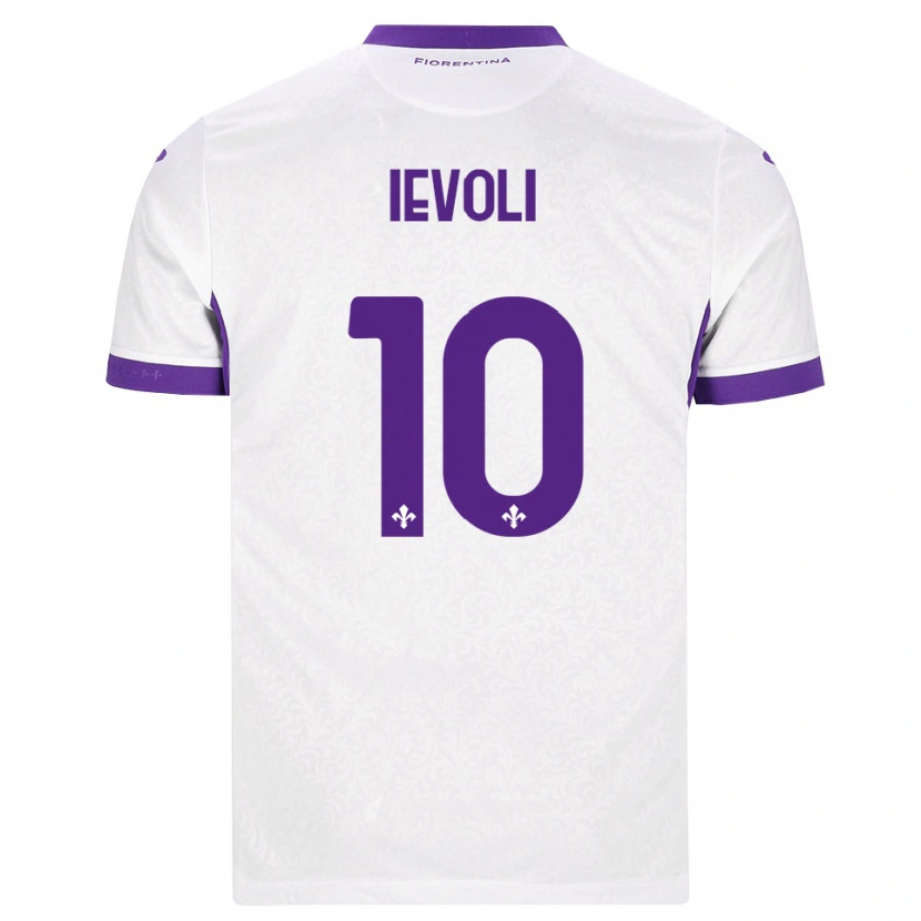 Danxen Heren Mattia Ievoli #10 Wit Paars Uitshirt Uittenue 2026/27 T-Shirt België