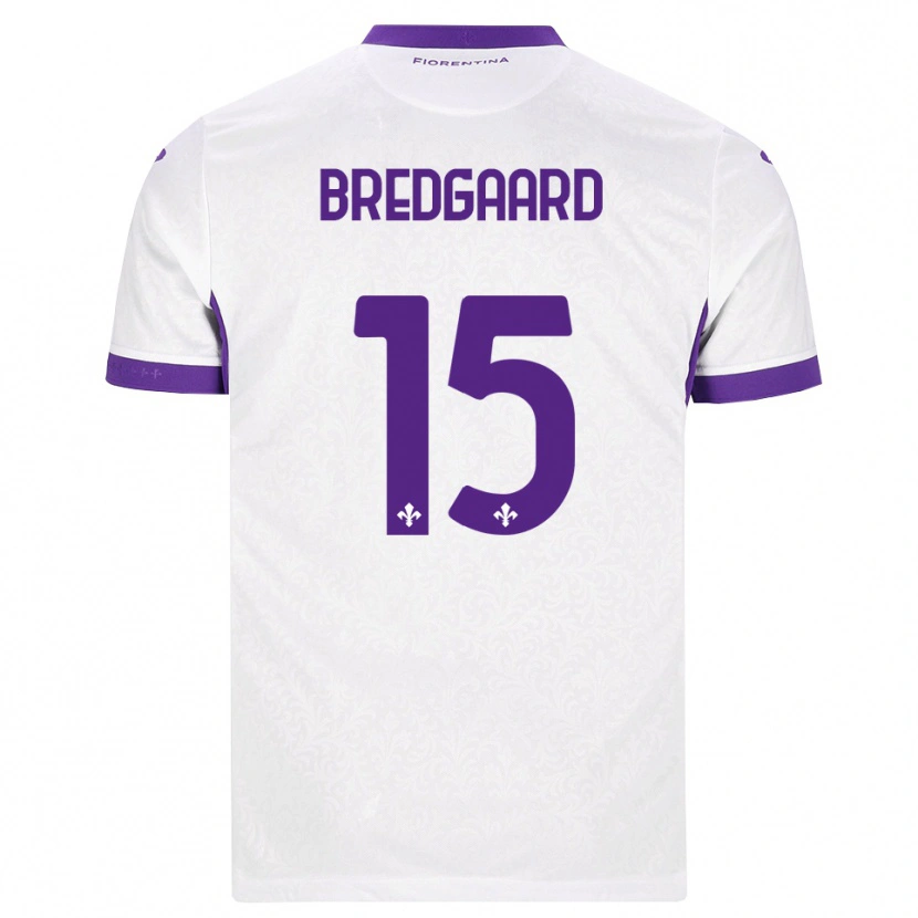 Danxen Heren Sofie Bredgaard #15 Wit Paars Uitshirt Uittenue 2026/27 T-Shirt België