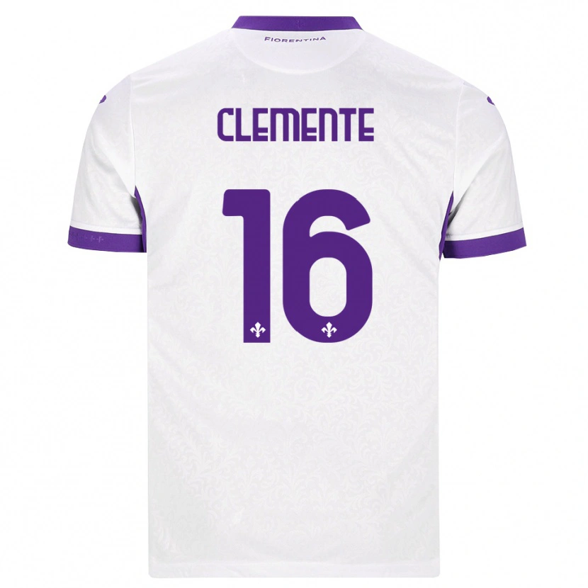 Danxen Heren Raffaele Clemente #16 Wit Paars Uitshirt Uittenue 2026/27 T-Shirt België