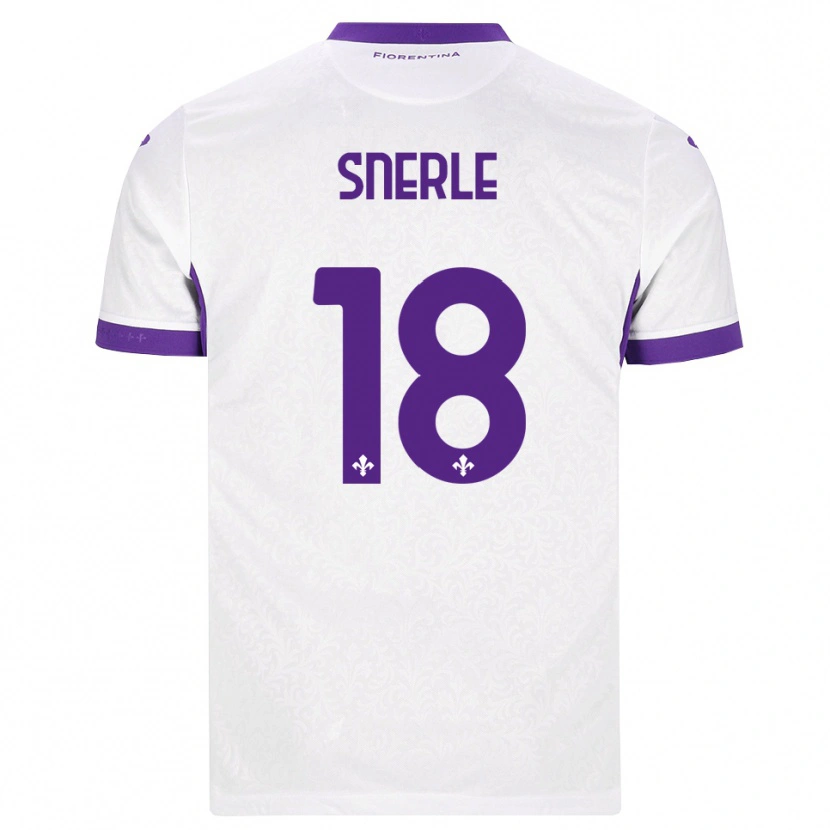 Danxen Heren Emma Strøm Snerle #18 Wit Paars Uitshirt Uittenue 2026/27 T-Shirt België
