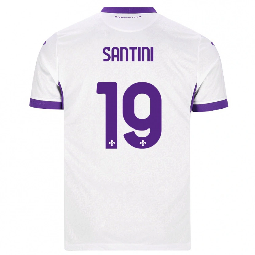 Danxen Heren Margherita Santini #19 Wit Paars Uitshirt Uittenue 2026/27 T-Shirt België